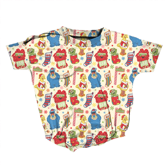 Christmas Street Romper **Preorder**