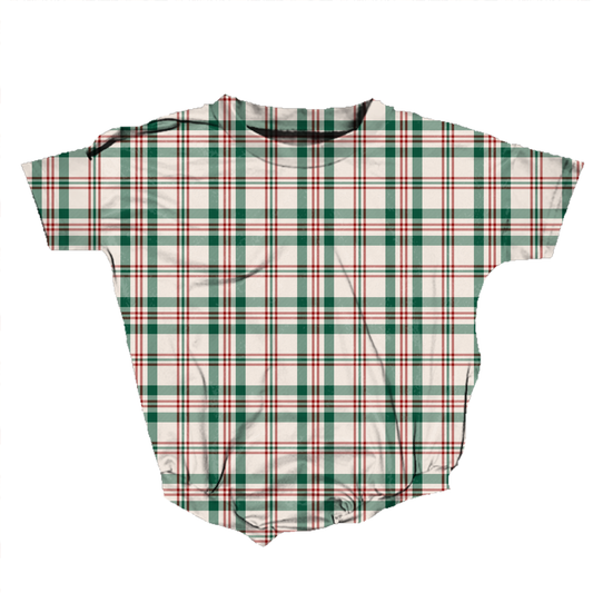 Wrapped in Plaid Romper **Preorder**