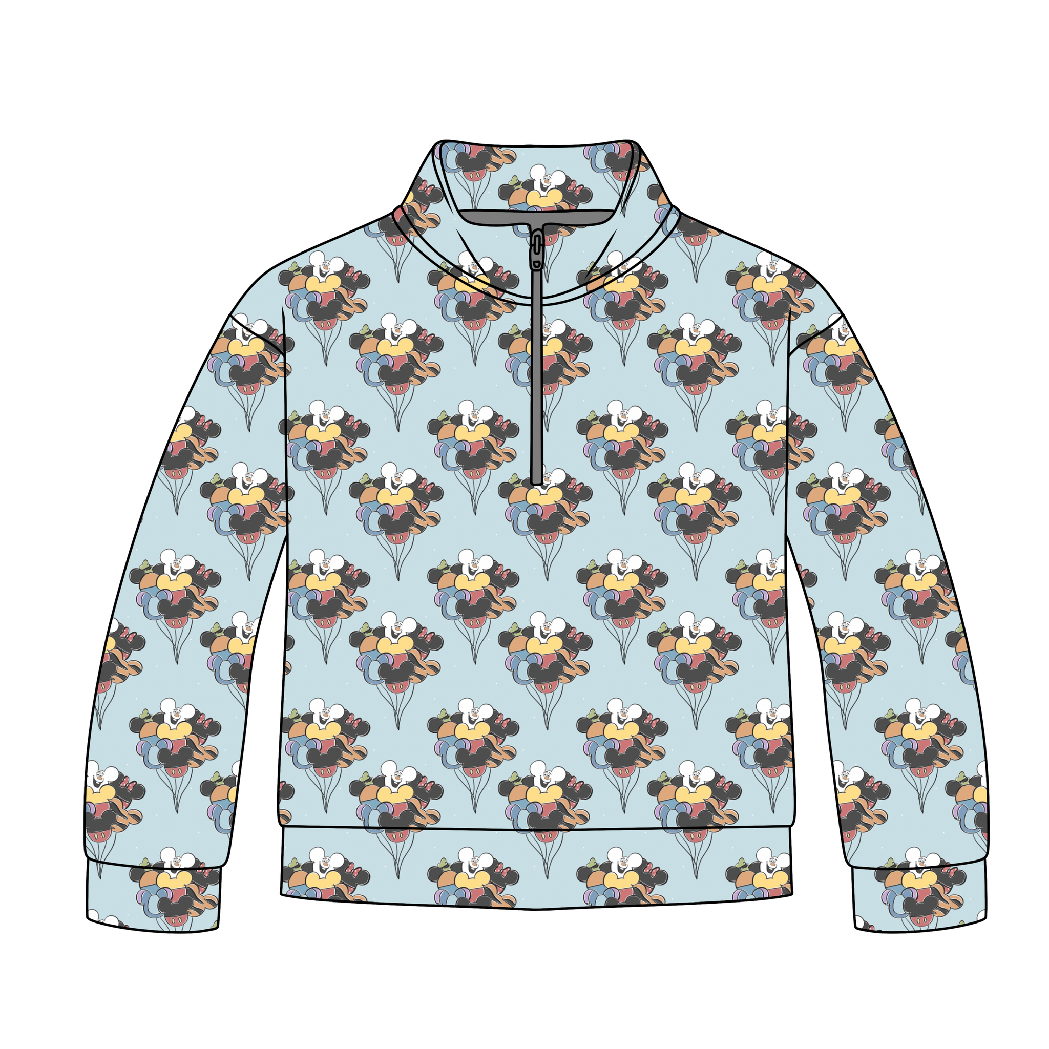 Mickeys Sky Party Quarter Zip-Up **PreOrder**