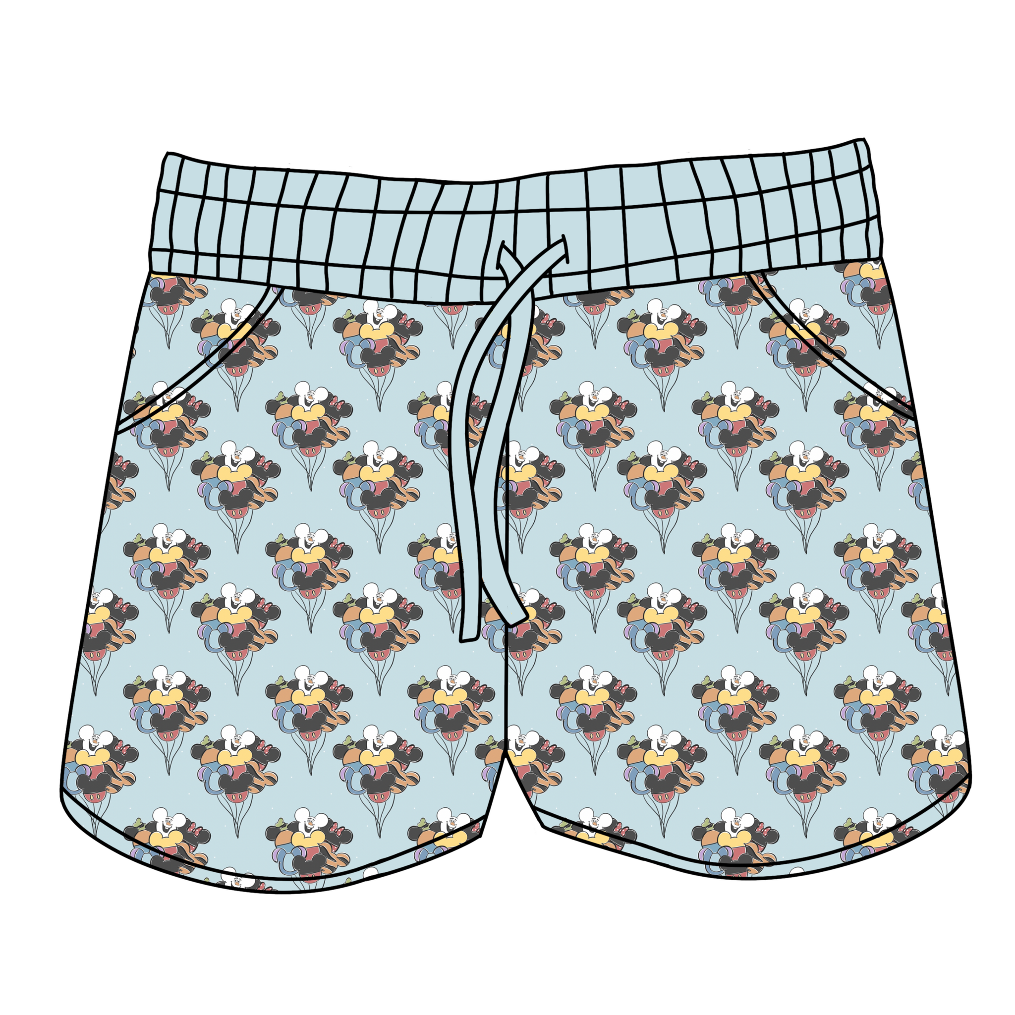 Mickeys Sky Party Women's Shorts **PreOrder**