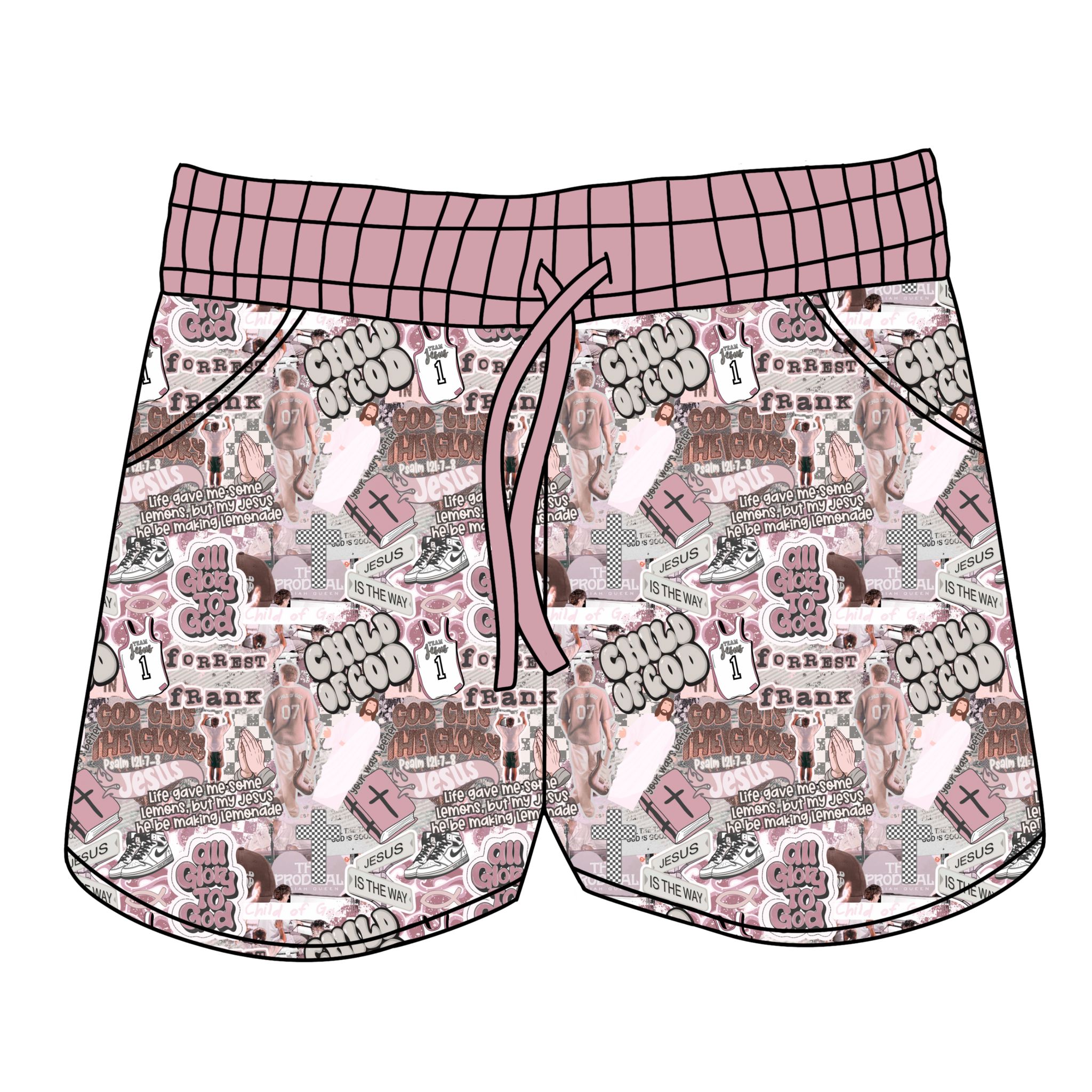 Only Way Is Up Pink Women's Shorts **PreOrder**