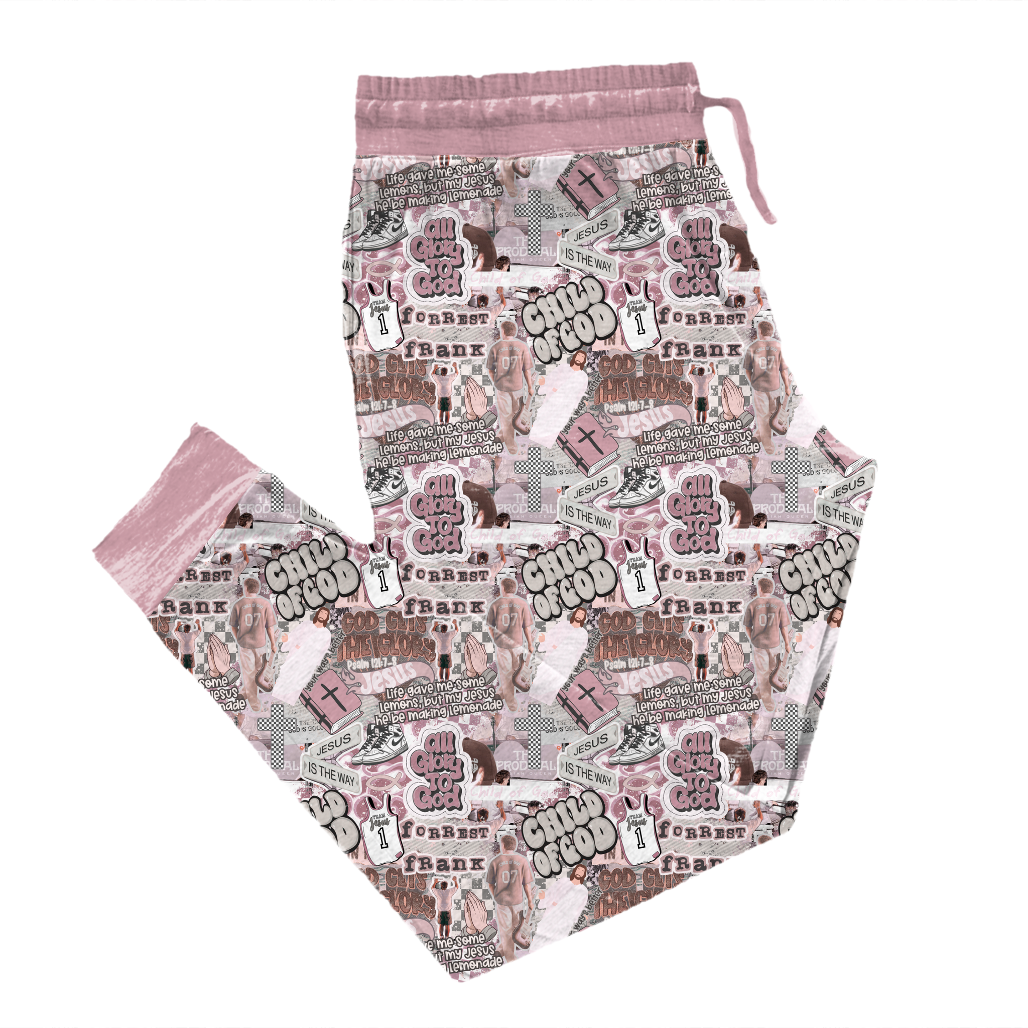 Only Way Is Up Pink Adult Joggers **PreOrder**