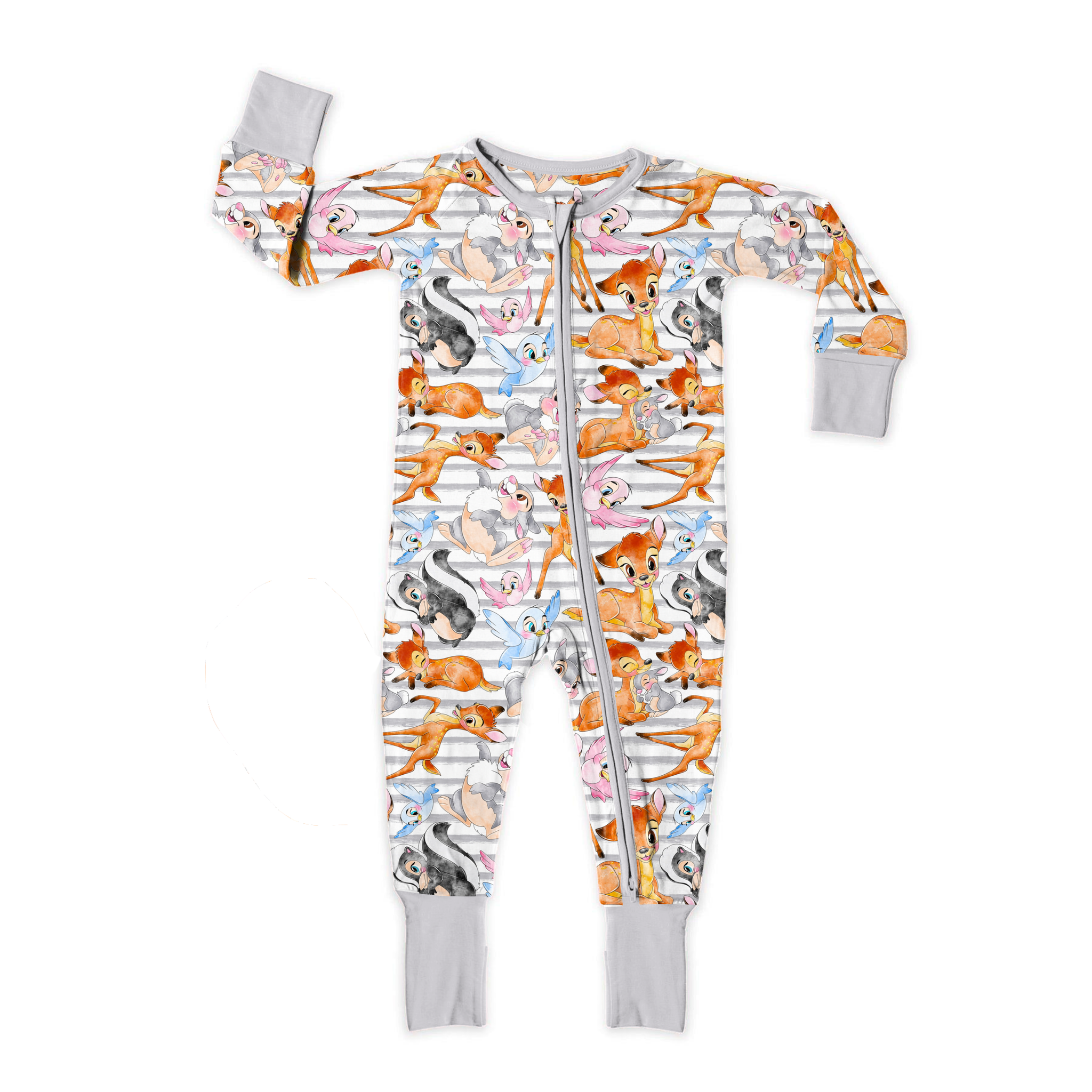 Bambis Blooms Zipper Sleeper **PreOrder**