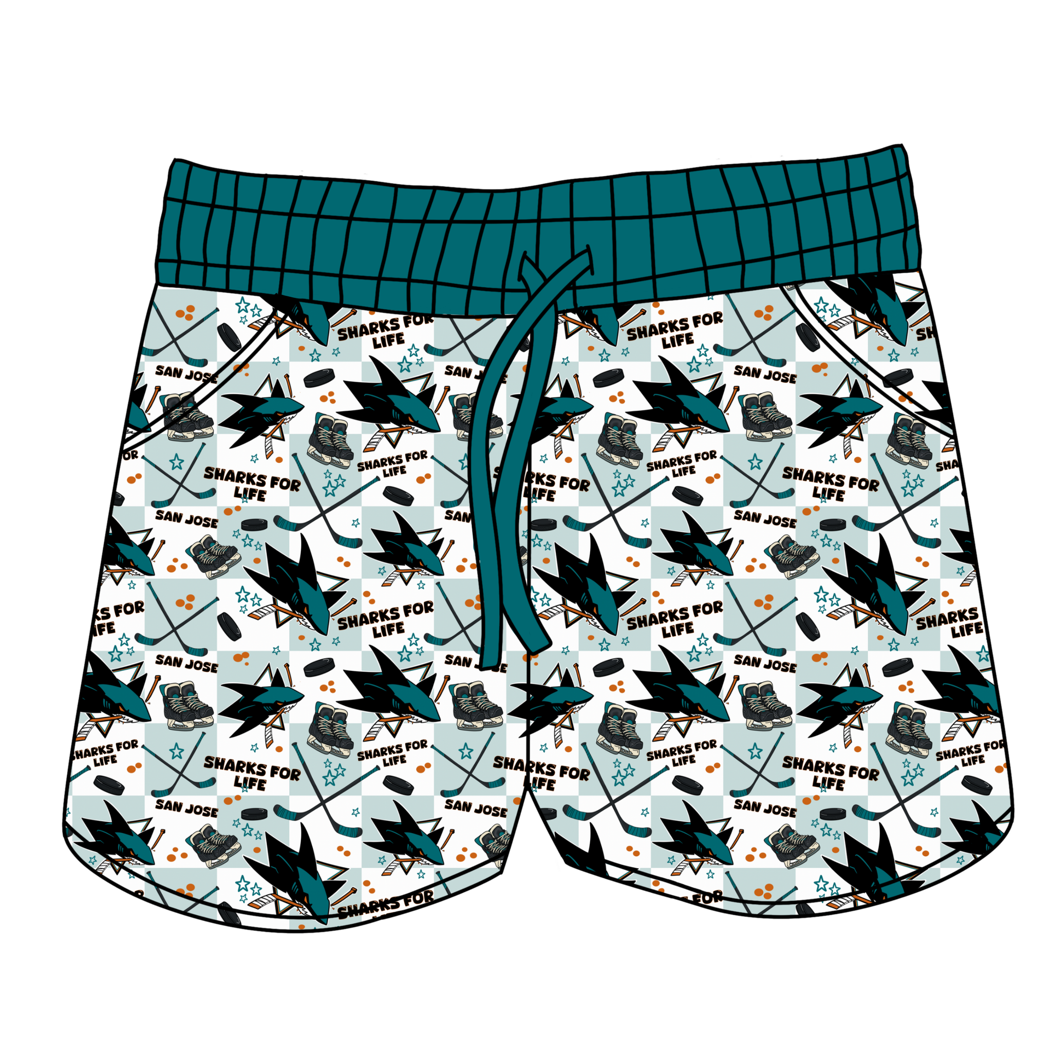 San Jose Hockey Women's Shorts **PreOrder**