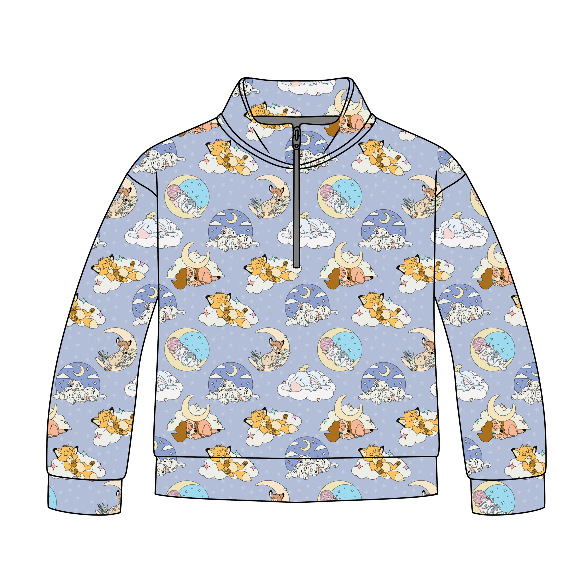 Sleepy Nights Quarter Zip-Up **PreOrder**