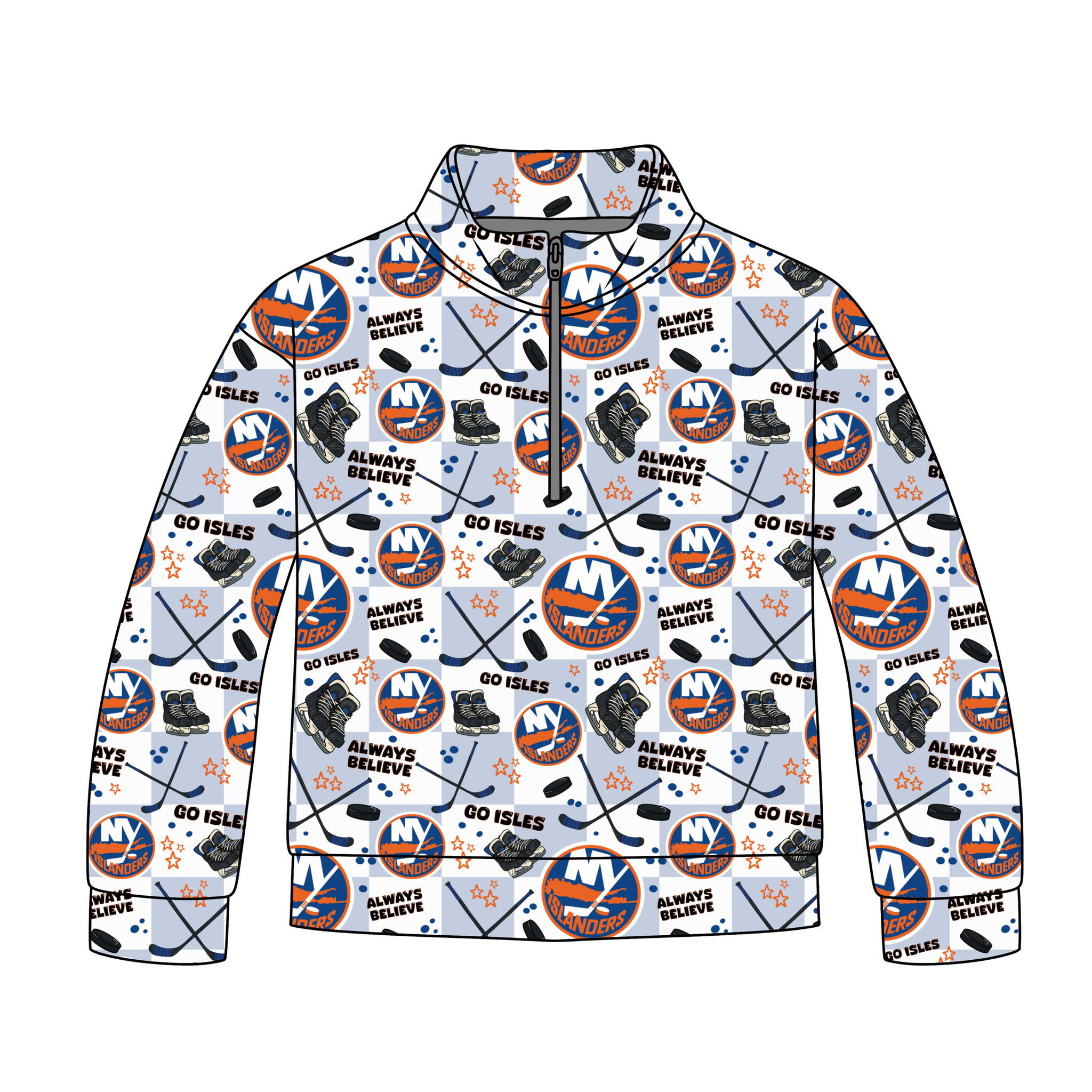 Islanders Hockey Quarter Zip-Up **PreOrder**