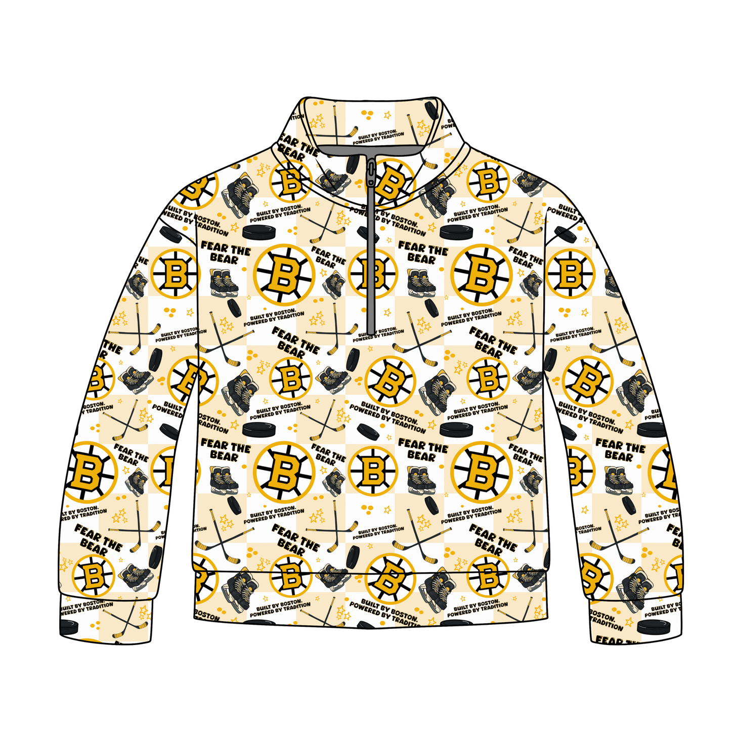 Boston Hockey Quarter Zip-Up *RTS*