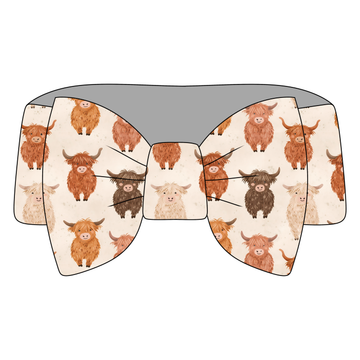 Highland Harmony Bamboo Bow Headband **PreOrder**