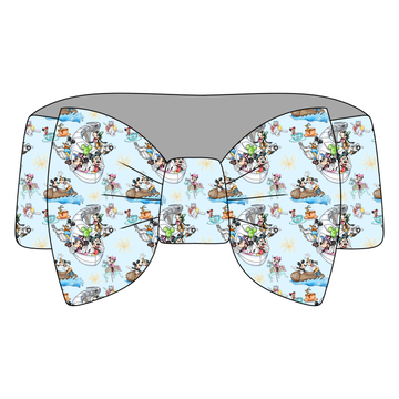 Monorail Pals Bamboo Bow Headband **PreOrder**