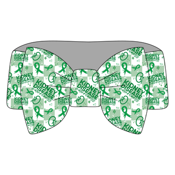 Kidney Disease Awareness Bamboo Bow Headband **PreOrder**