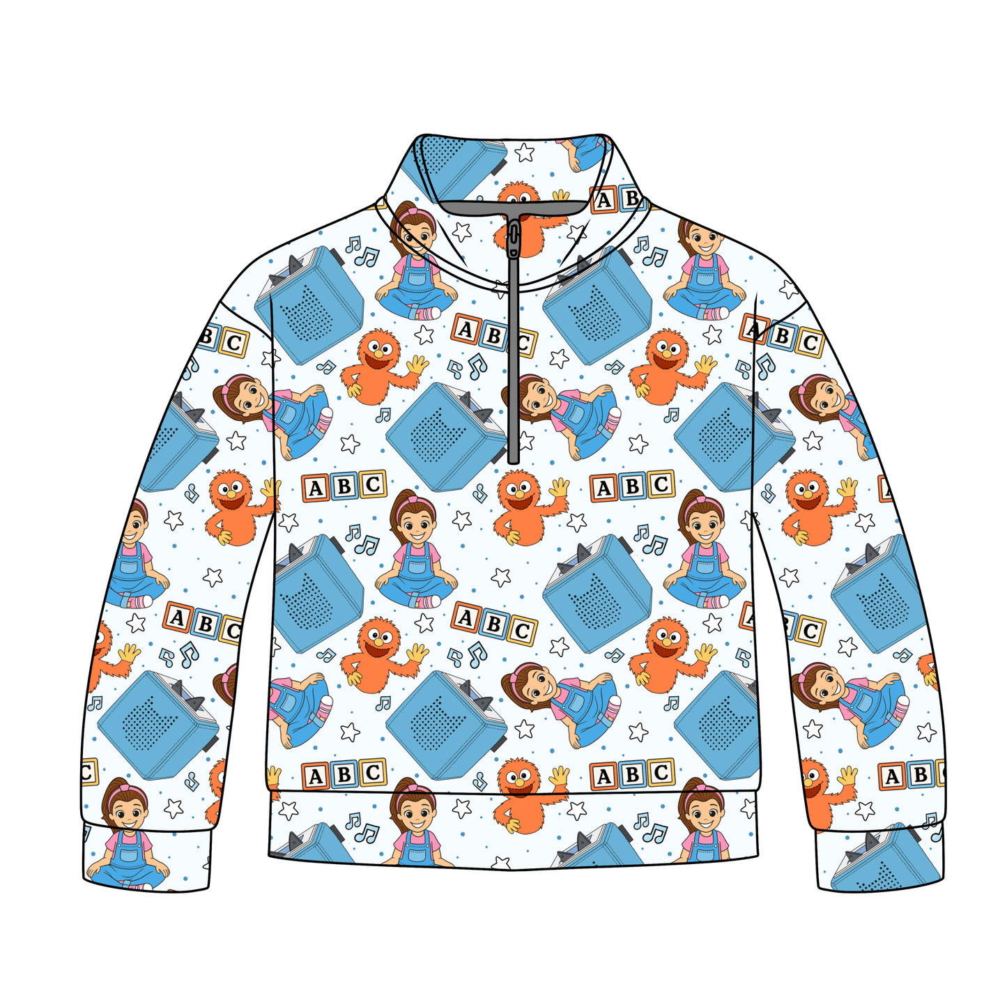Learning Through Laughter Quarter Zip-Up *RTS*
