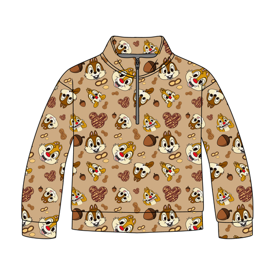 Nutty Adventures Quarter Zip-Up *RTS*