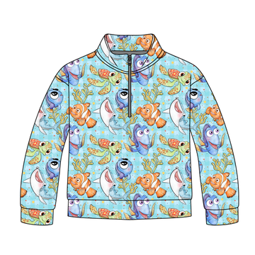 Coral Reef Crew Quarter Zip-Up *RTS*