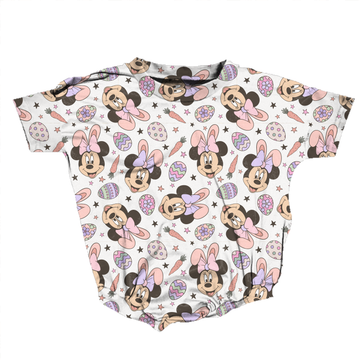 Hoppy Easter Mouse Purple Romper **Preorder**