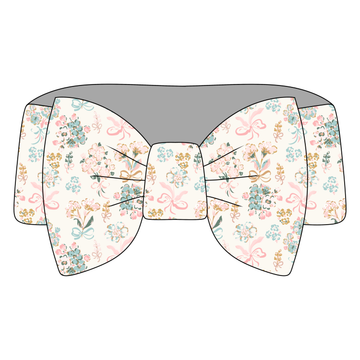 Garden Daydream Bamboo Bow Headband **PreOrder**