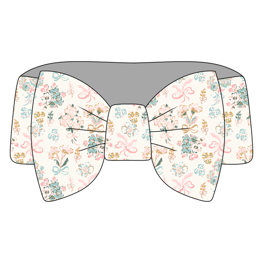 Garden Daydream Bamboo Bow Headband *RTS*