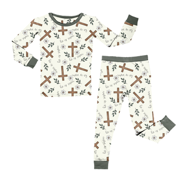 He Is Risen Floral Youth Pant Set **PreOrder**
