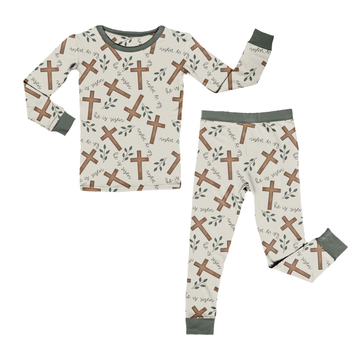 He Is Risen Neutral Youth Pant Set **PreOrder**