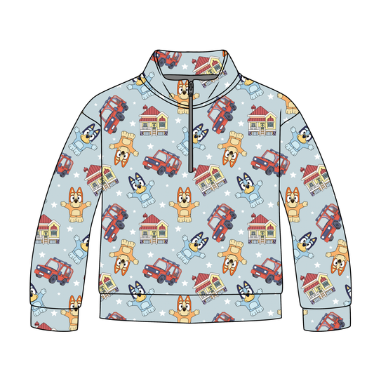 Tiny Heeler Toys Quarter Zip-Up *RTS*