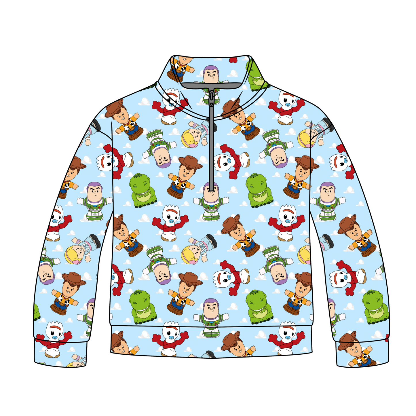 To Infinity and Playtime Quarter Zip-Up *RTS*