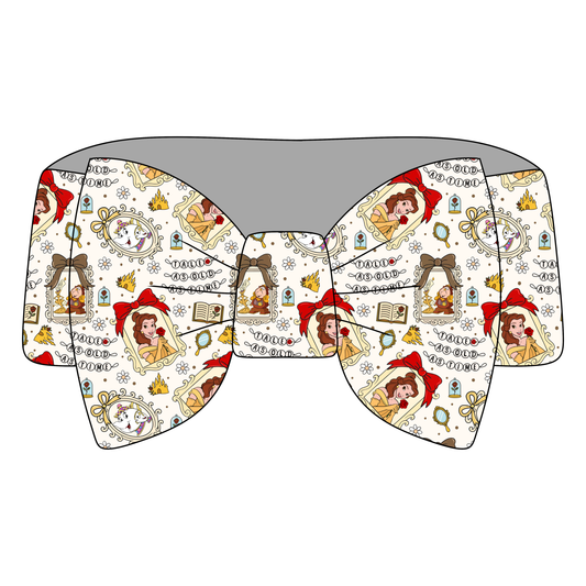 Golden Rose Dreams Bamboo Bow Headband *RTS*