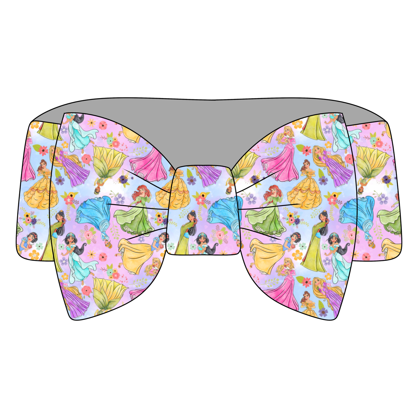 All in a Princess Day Bamboo Bow Headband *RTS*