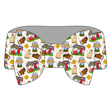 Little Farmers, Big Fun Bamboo Bow Headband **PreOrder**