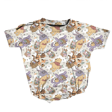 Hunny Bunny Bear Easter Romper **Preorder**