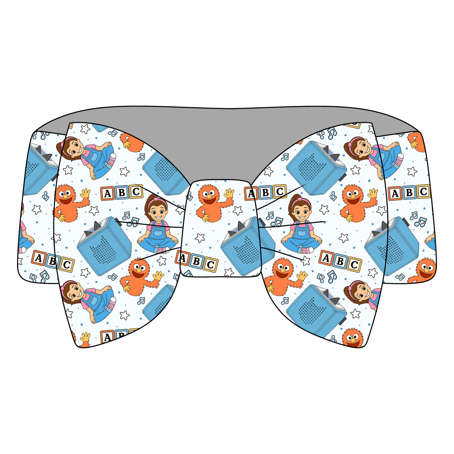 Learning Through Laughter Bamboo Bow Headband *RTS*