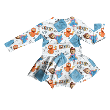 Learning Through Laughter Bodysuit Youth Twirl Dress **PreOrder**