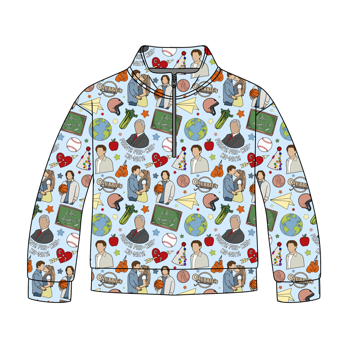 Hallway Memories Quarter Zip-Up *RTS*