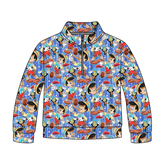A Real Boy Quarter Zip-Up *RTS*