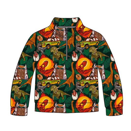 Modern Prehistoric Quarter Zip-Up *RTS*