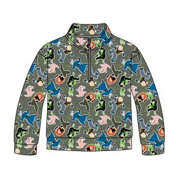 Crime Fighting Crew Quarter Zip-Up **PreOrder**