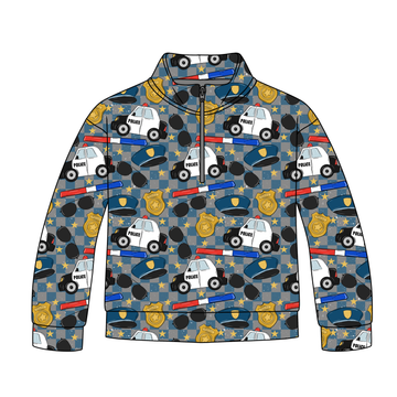 Blue Line Brave Quarter Zip-Up **PreOrder**