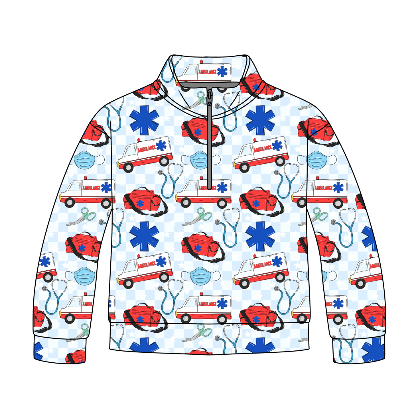 Heartbeat Heroes Quarter Zip-Up *RTS*