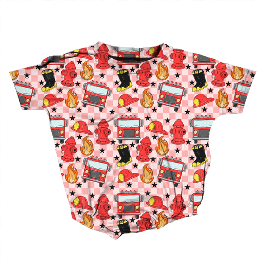 Brave in the Blaze Medically Adaptable Romper *RTS*