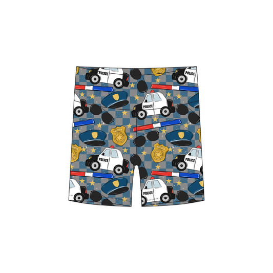 Blue Line Brave Youth Biker Shorts *RTS*