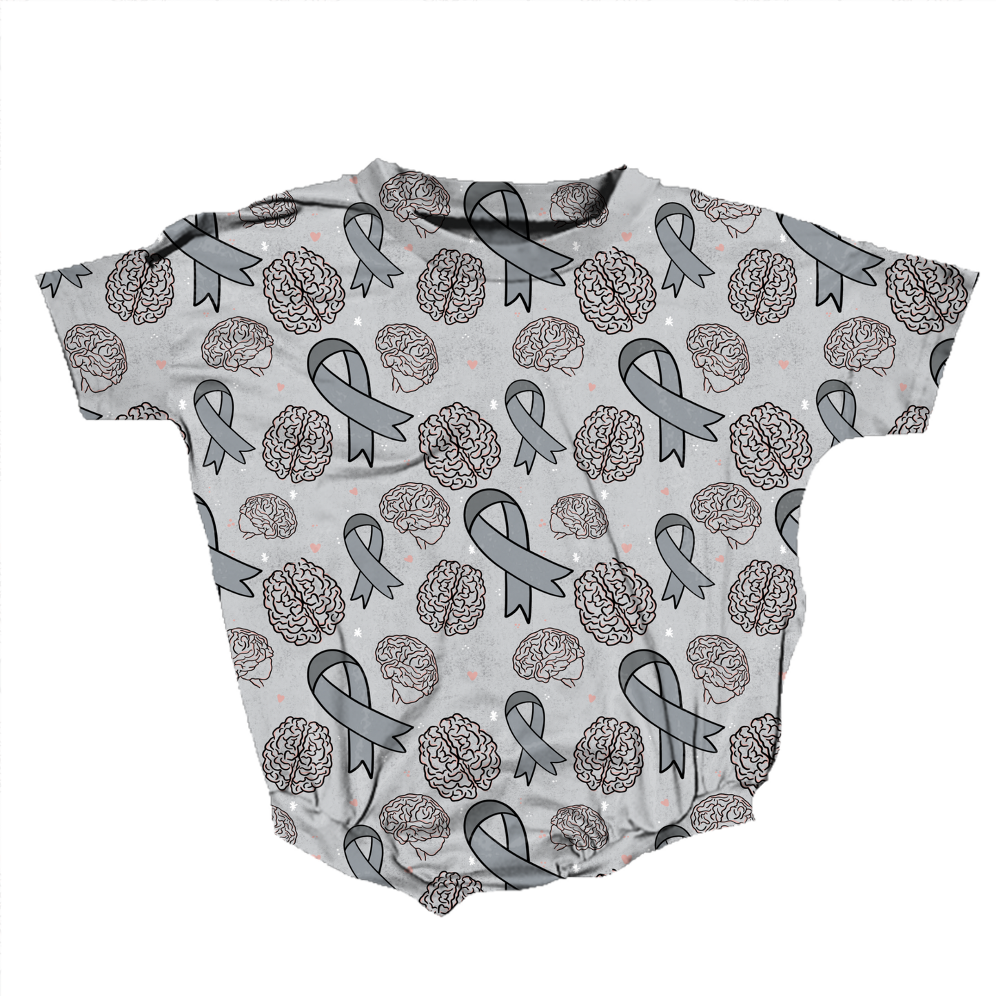 Brain Cancer & Tumor Awareness Romper *RTS*