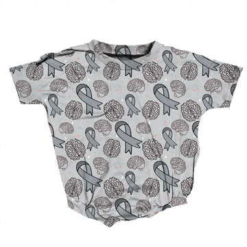 Brain Cancer & Tumor Awareness Romper *RTS*