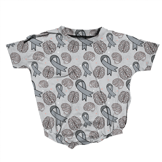 Brain Cancer & Tumor Awareness Romper *RTS*