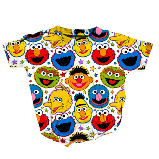 Storytime Street Medically Adaptable Romper *RTS*