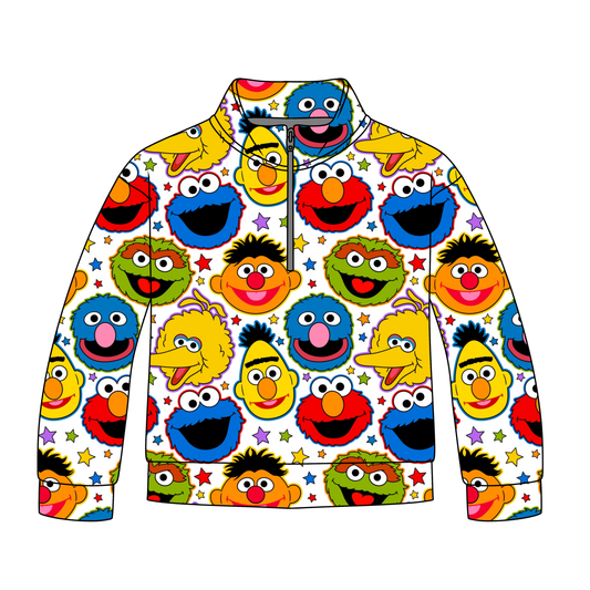 Storytime Street Adult Quarter Zip-Up *RTS*