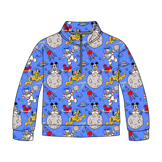 Galaxy Mouse Adventure Quarter Zip-Up *RTS*