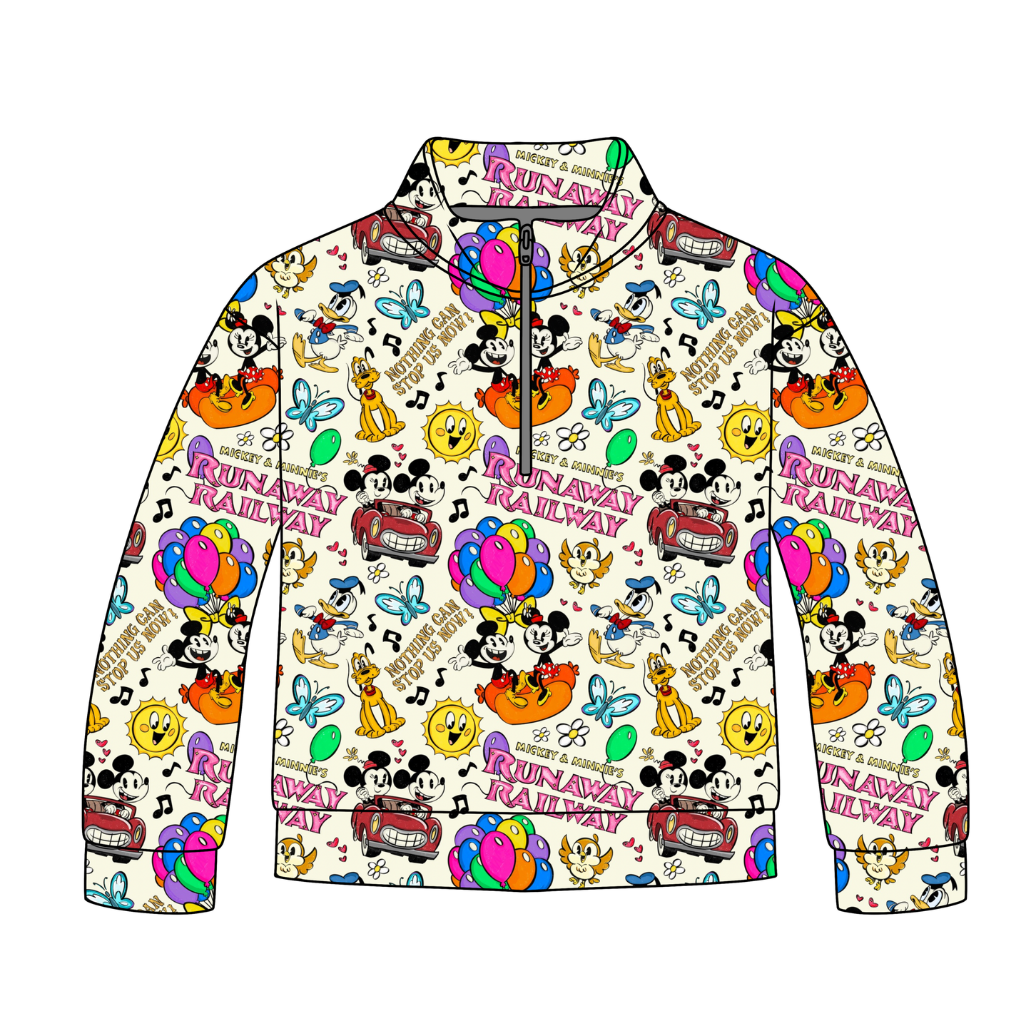 Nothing Can Stop Us Now Adult Quarter Zip-Up *RTS*