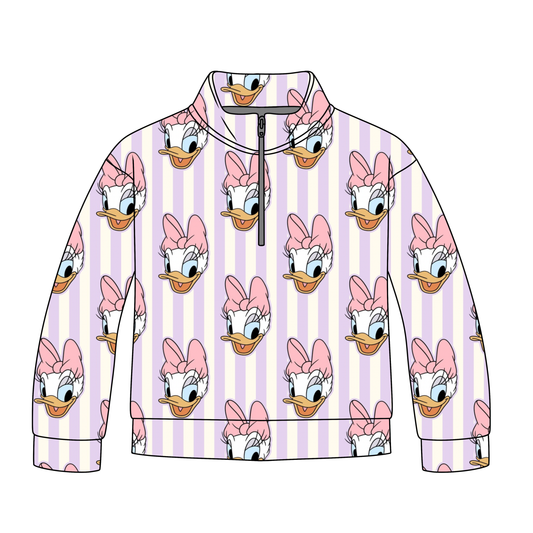 Darling Duck Dreams Adult Quarter Zip-Up *RTS*