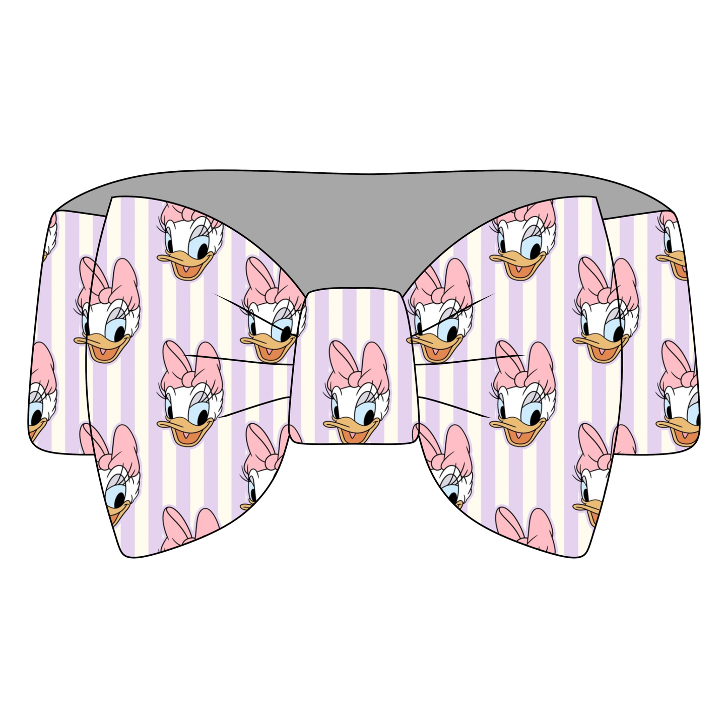 Darling Duck Dreams Bamboo Bow Headband *RTS*