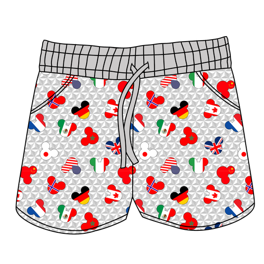 Passport to Play Women's Shorts *RTS*
