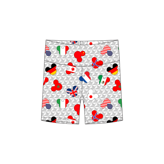 Passport to Play Biker Shorts *RTS*