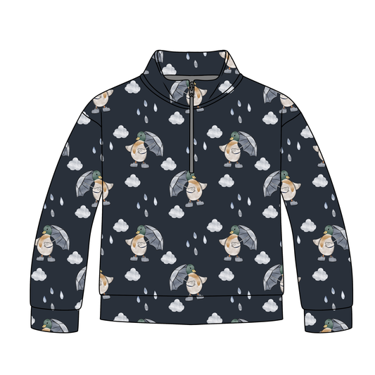 Rainy Day Waddles Quarter Zip-Up *RTS*